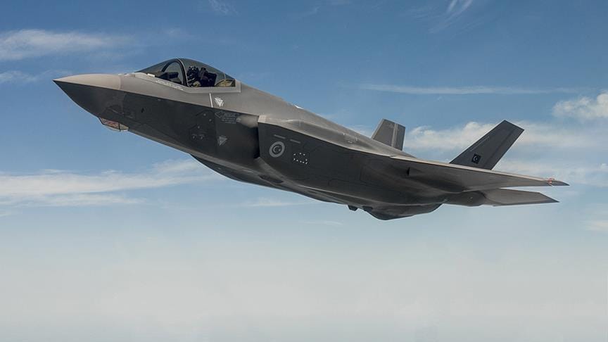 F-35’in kokpitinde Türk pilot