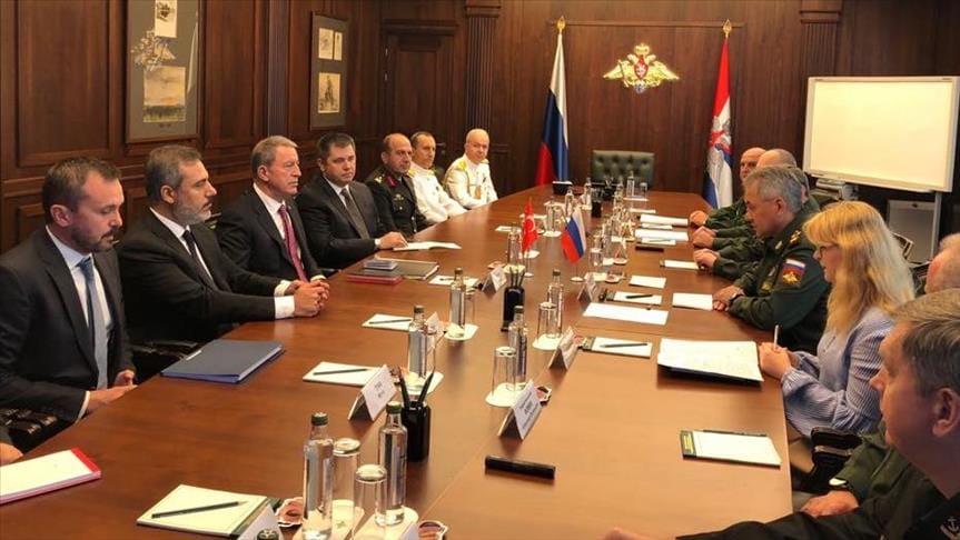 Akar ve Fidan, Rusya Savunma Bakanı Şoygu ile görüştü