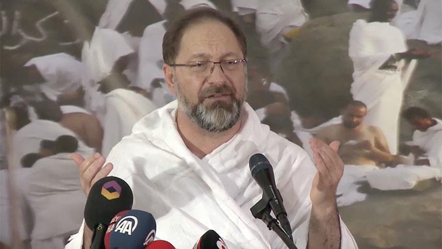 Diyanet İşleri Başkanı Erbaş’tan Arafat’ta Vakfe Duası