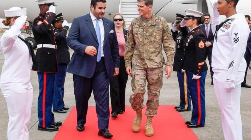 Prens Halid bin Selman, ABD Merkez Kuvvetler Komutanlığı’nı ziyaret etti