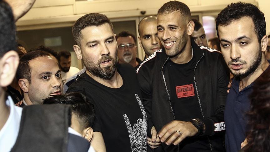 Slimani, Fenerbahçe için İstanbul’a geldi
