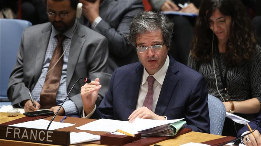 Fransa BM Daimi Temsilcisi Delattre: Han el-Ahmer’i yıkma kararının sonucu felaket olur