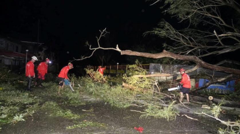 Filipinler’deki Mangkhut Tayfunu 25 can aldı