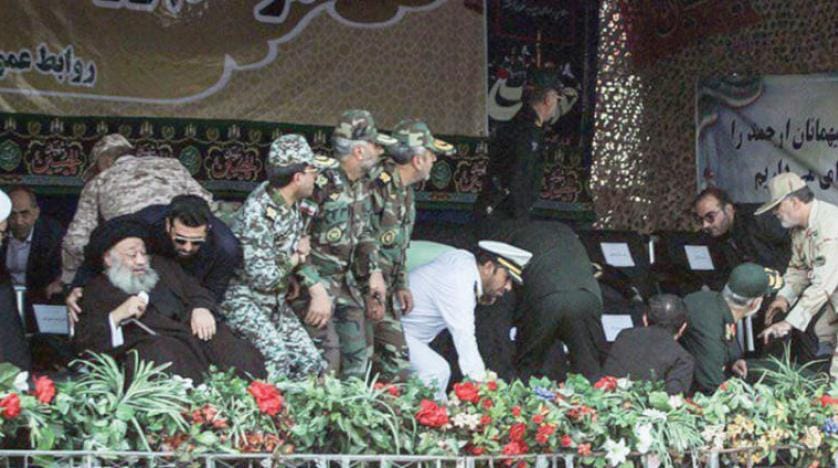 Ahvaz’da İran silahlı kuvvetlerinin askeri geçit törenine silahlı saldırı