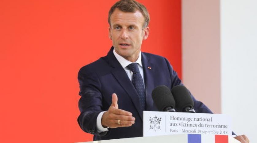 Macron gelecek hafta Trump ve Ruhani ile birer görüşme gerçekleştirecek