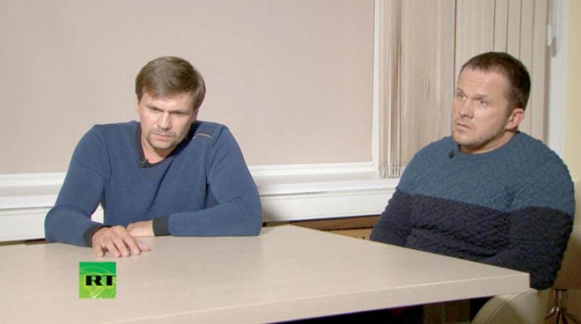 Skripal’i zehirlemekle suçlanan Rus şüpheliler basına konuştu