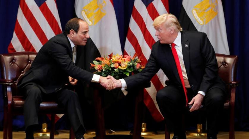 Trump’tan, Mısır’ın terörle mücadele çabalarına övgü