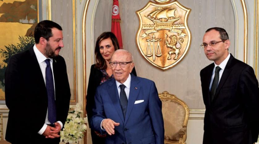 İtalya İçişleri Bakanı Salvini, Tunus’ta göçmen krizini görüştü