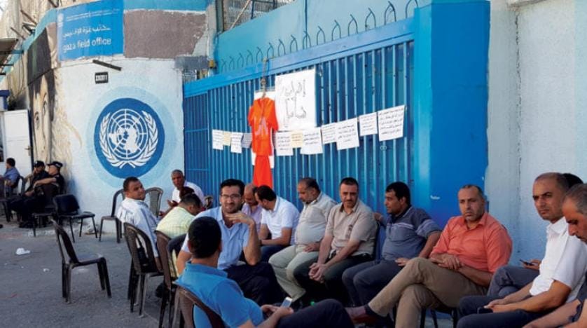 UNRWA’daki genel grev temel hizmetlerde aksamaya yol açtı
