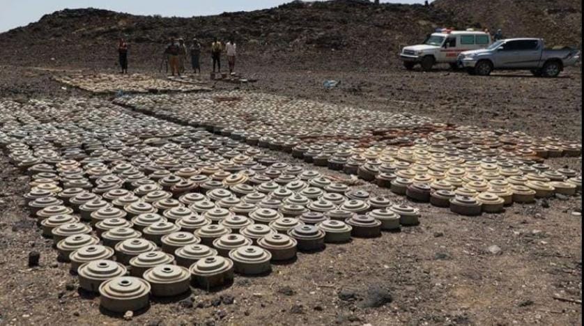 3 hafta içinde Yemen’de 5 bin 156 mayın temizlendi