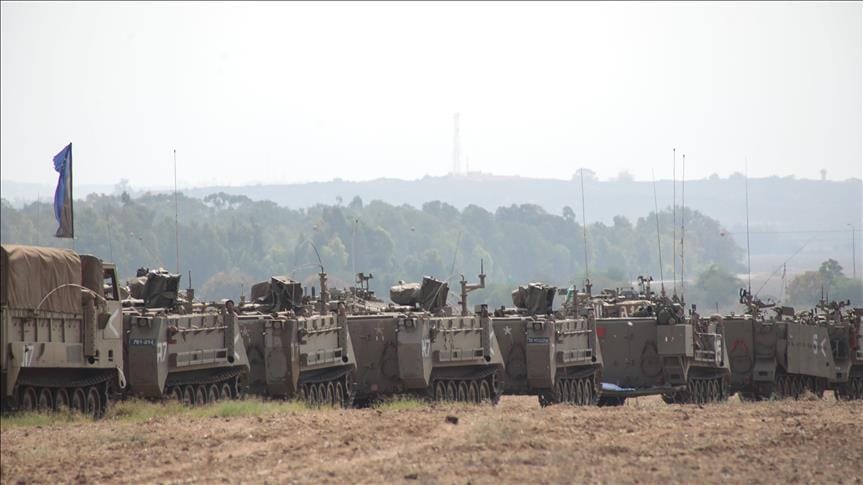 İsrail ordusundan Gazze sınırına büyük yığınak