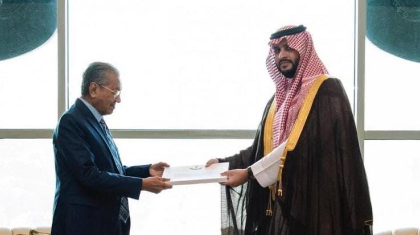 Suudi Arabistan’dan Kralı Selman’dan Malezya Başbakanı’na dostluk mesajı