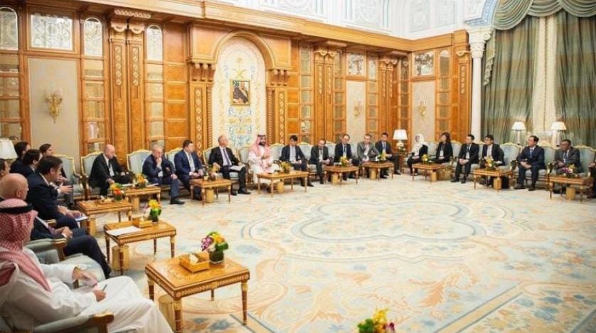 Veliaht Prens, bazı şirket CEO’ları ile bir araya geldi