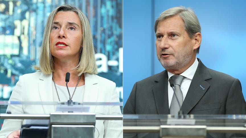 AB Temsilcisi Mogherini ve Hahn Türkiye’ye gelecek