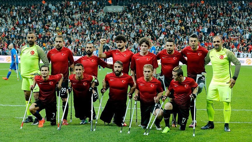 Ampute Futbol Milli Takımı çeyrek finalde