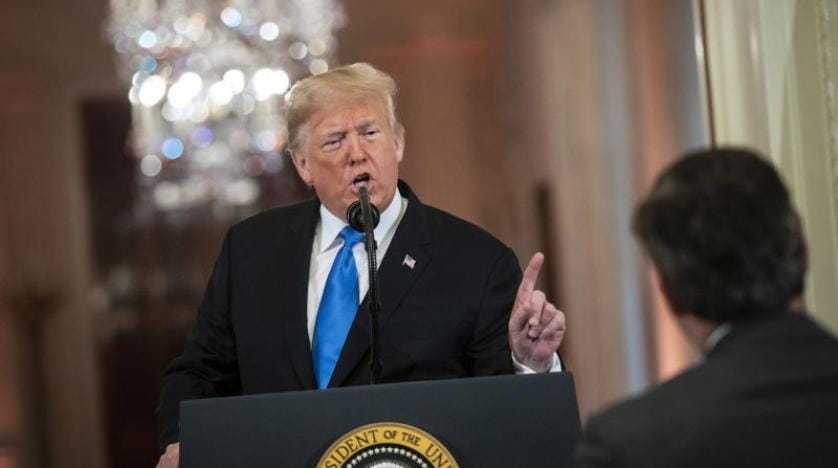 Trump, CNN muhabirini tekrar kovmakla tehdit etti