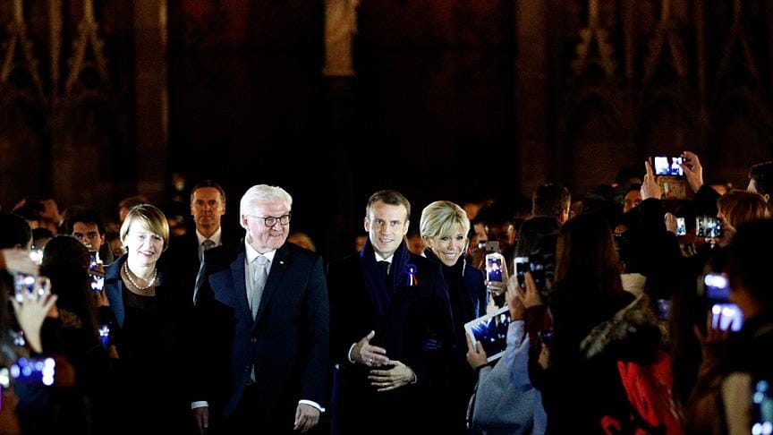 Macron 7 gün sürecek ‘Ateşkes Günü turuna’ Strazburg’dan başladı