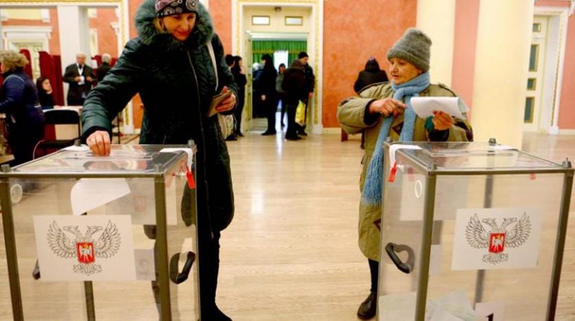 Ukrayna’da iki ayrılıkçı bölgede seçim yapıldı