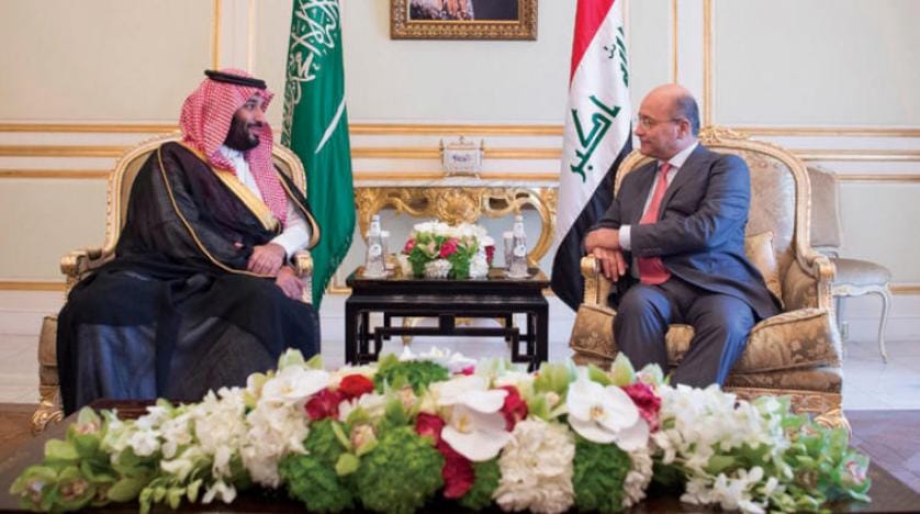 Veliaht Prens, Irak Cumhurbaşkanı ile görüştü