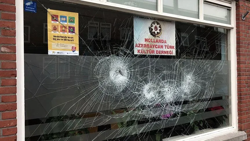Hollanda’da Azerbaycan Türk Kültür Derneğine saldırı