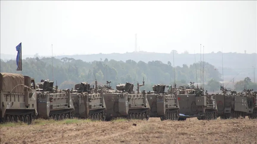 İsrail ordusundan Gazze sınırına büyük yığınak