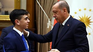 Erdoğan Kudüs direnişinin sembolü Cuneydi’yi kabul etti
