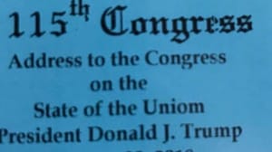 Trump’ın ‘Birliğin Durumu’ konuşması için basılan davetiyelerde yazım hatası