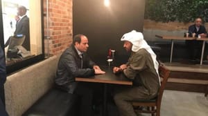 AVM’de Zayed ve Sisi görüşmesi