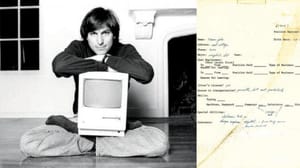 Steve Jobs’un yazdığı iş başvuru formu 174 bin dolara satıldı