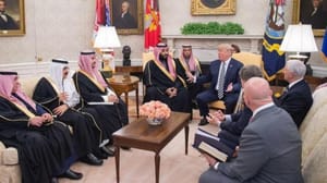 Trump ve Muhammed bin Selman İran’ın tehditleriyle mücadele etme konusunda anlaştı