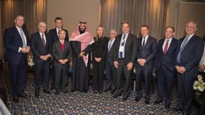 Suudi Arabistan Veliaht Prensi, ABD’li şirketlerin üst düzey yetkilileri ile bir araya geldi