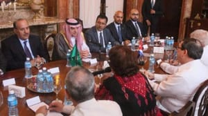 Küba Devlet Başkanı, Suudi Arabistan Dışişleri Bakanı ile bir araya geldi