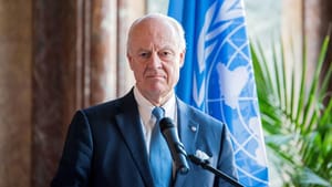 BM Suriye Özel Temsilcisi De Mistura diplomasi trafiğine devam ediyor