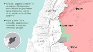 Esed rejimi İsrail sınırı hattına ilerliyor