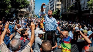 Kazablanka’da aktivistlerden protesto yürüyüşü