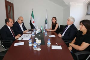 SMDK Başkanı Gürcistan’ın Ankara Büyükelçisi ile görüştü