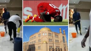Liverpool’un Senegalli yıldızı Sadio Mane cami temizliğine yardım etti