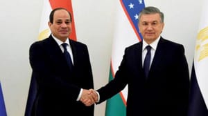 Sisi, Özbek mevkidaşı Mirziyoyev ile bir araya geldi