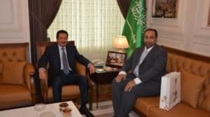 Suudi Arabistan’ın Ankara Büyükelçisi Hureyci, BAE Maslahatgüzarı Niyadi ile bir araya geldi