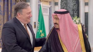 Kral Selman, Pompeo’yu kabul etti
