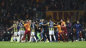 Derbi sonrası kavga