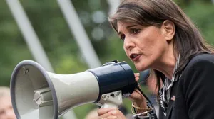 Haley, Maduro karşıtı protesto eylemine katıldı