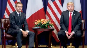 Macron ile Trump arasında gergin görüşme