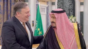 Kral Selman, Pompeo’yu kabul etti