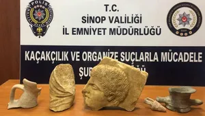 Sinop’ta 2400 yıllık tarihi eserler ele geçirildi
